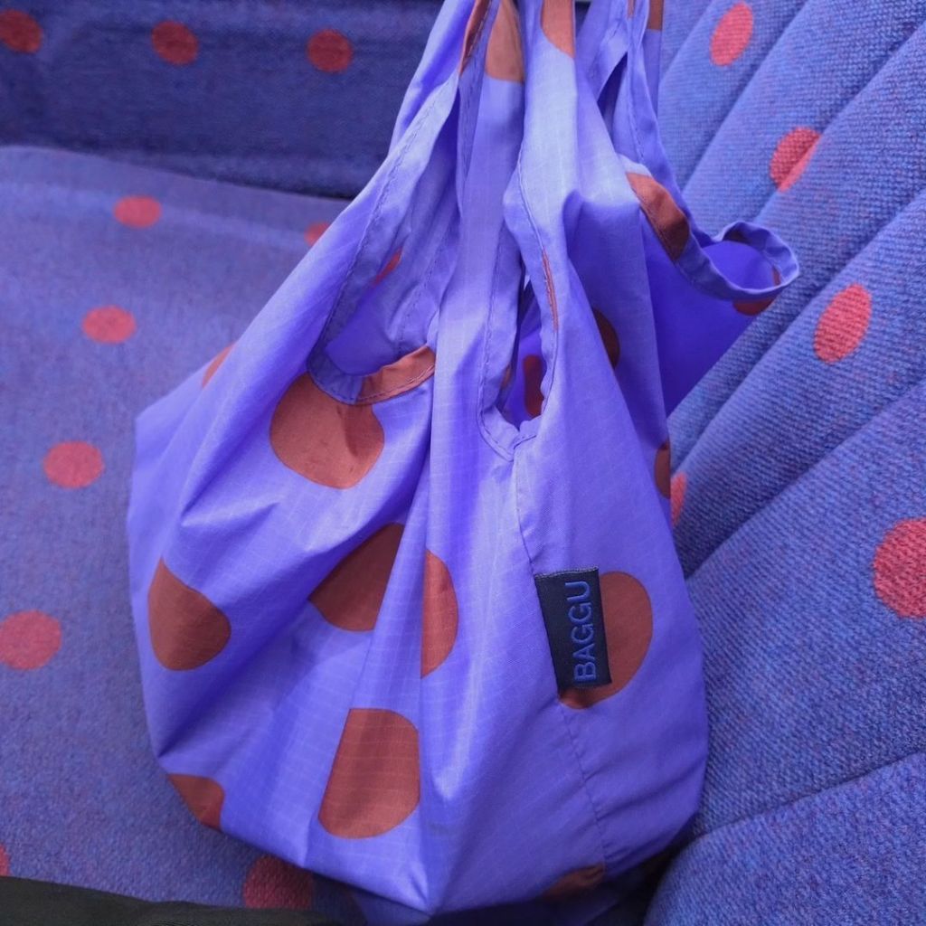 Standard Baggu （M）新品  Purple Dots