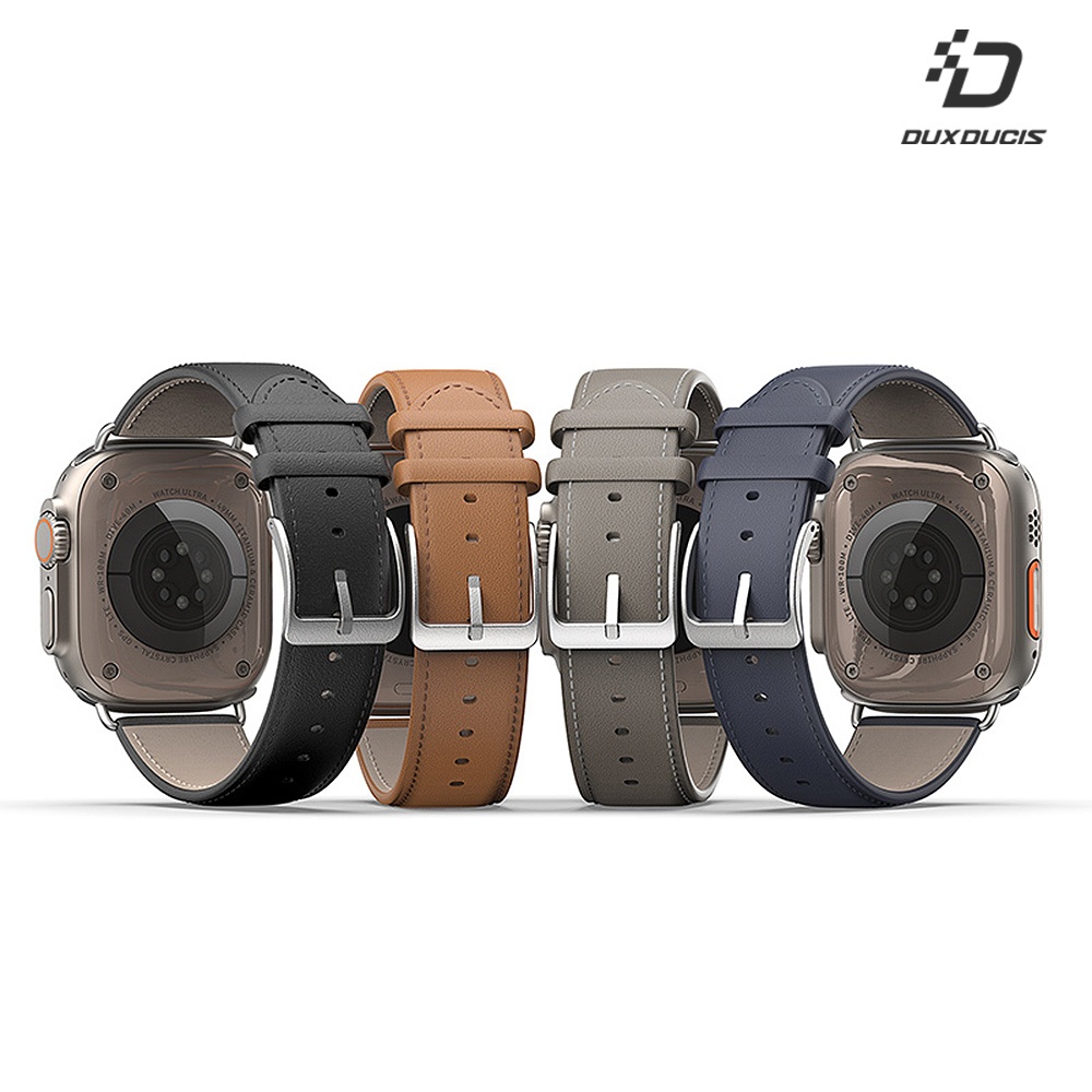 DUX DUCIS Apple Watch (42/44/45/46/49mm)真皮錶帶 商務錶帶 皮革錶帶