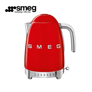 【SMEG】義大利控溫式大容量1.7L電熱水壺-魅惑紅_KLF04RDUS