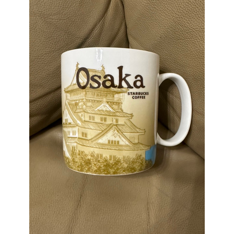 Starbucks 星巴克16oz馬克杯 Osaka icon 大阪城市杯(有標籤)