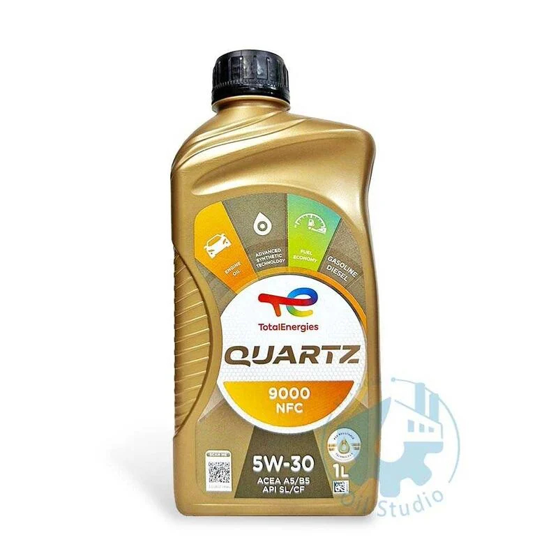 《油工坊》【整箱12罐/免運】TOTAL QUARTZ 9000 NFC 5W30 1L 合成