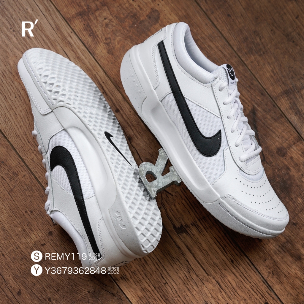 R'代購 Nike Court Zoom Lite 3  硬地球場 網球鞋 白黑 DH0626-100