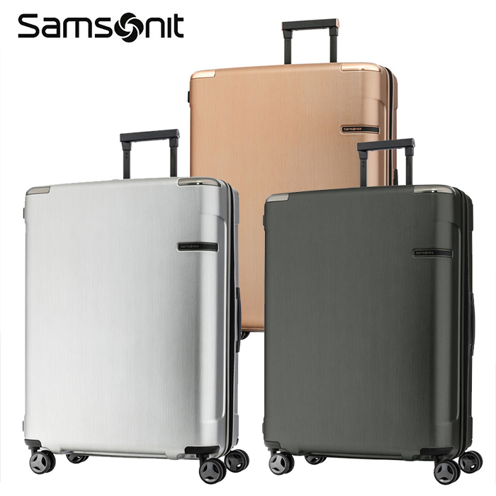 送10%Samsonite 新秀麗【EVOA DC0】28吋行李箱 防盜拉鍊 雙軌抗震輪 防撞護角 可擴充加大 PC材質