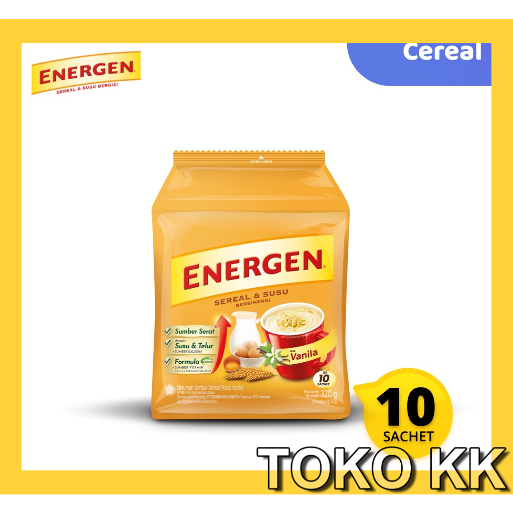 Energen Sereal Vanila Oats isi 10 Susu Bergizi KFD06 #2