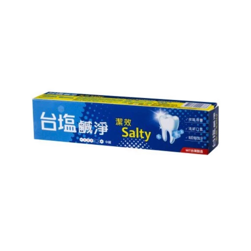 台鹽鹹淨潔效牙膏150克