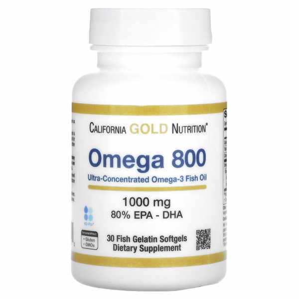 美國代訂California Gold Omega 800 80%rTG魚油 30粒(KD-PÜR®)自用食品委託服務