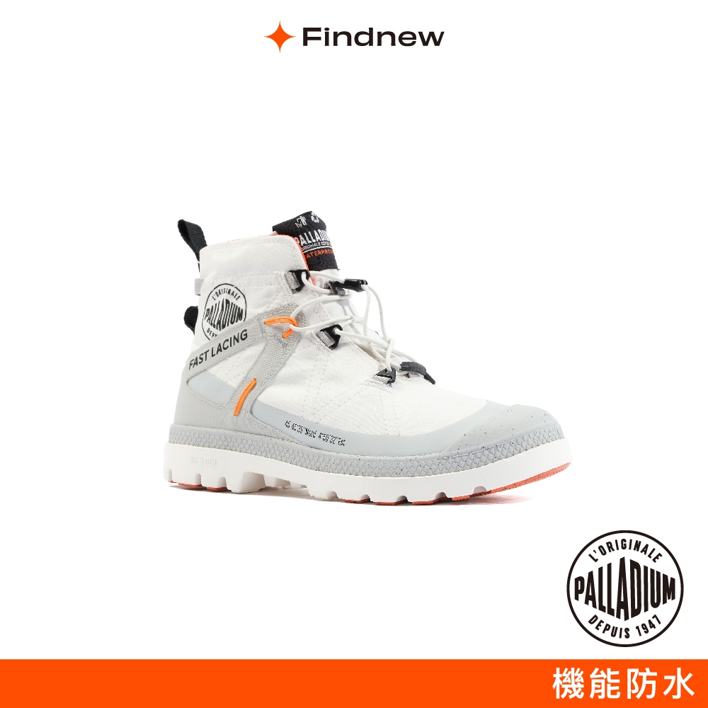 PALLADIUM PAMPA TRAVEL L+WP+快穿輕量新款防水靴 女款白色98849-116【Findnew】