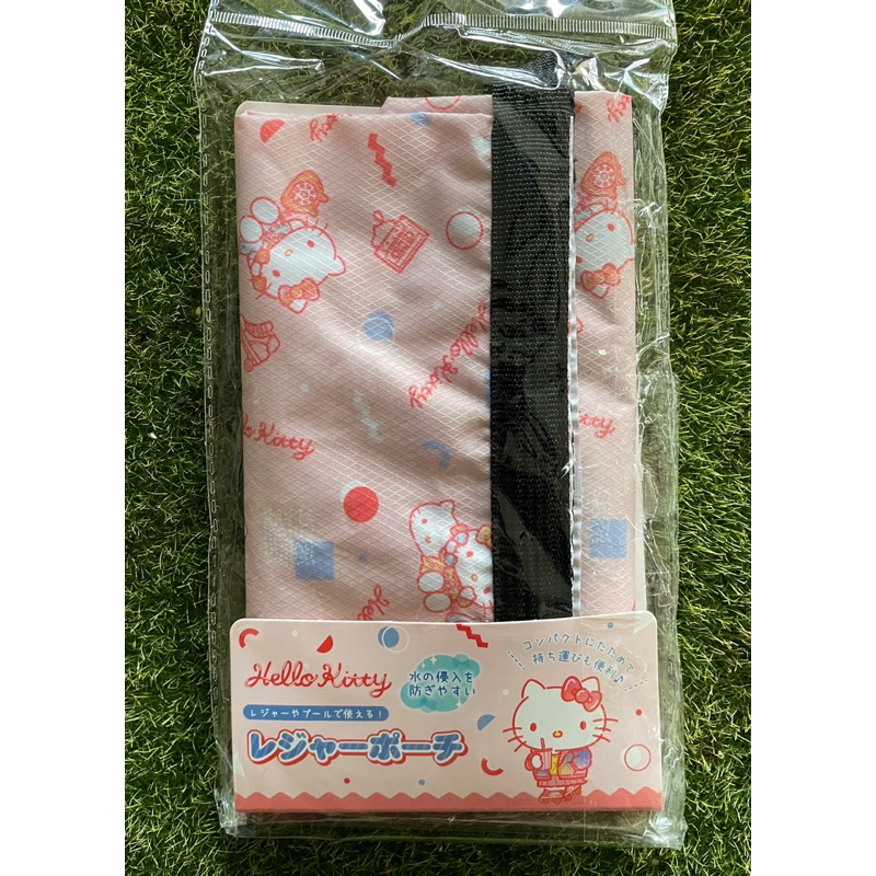 日本商品 Sanrio 三麗鷗Hello Kitty 布丁狗 捲口式 防水袋附扣環 游泳袋 泡湯內衣袋 防水收納袋