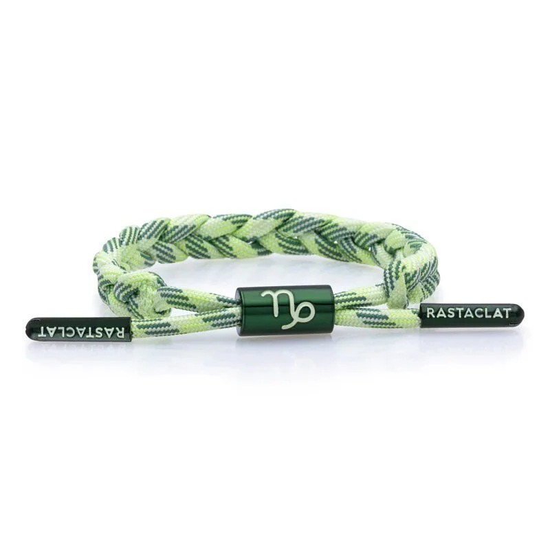 Rastaclat | 魔羯座女孩特別款編織手環 Capricorn 綠/淺綠