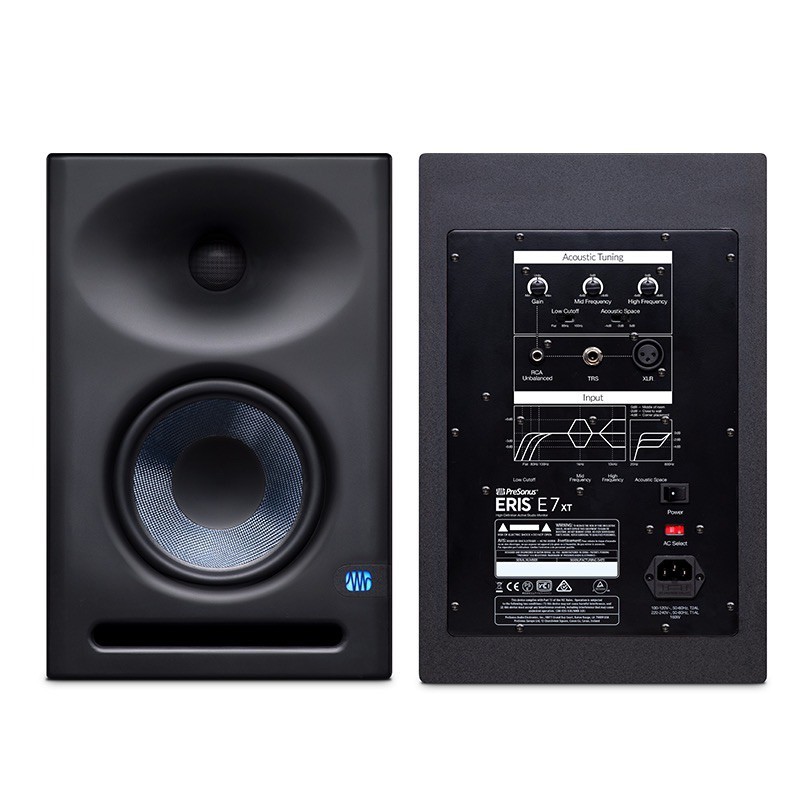 送高級XLR線+原廠喇叭墊 PreSonus Eris E7 XT(一對) 7吋 監聽 喇叭 公司貨 保固一年