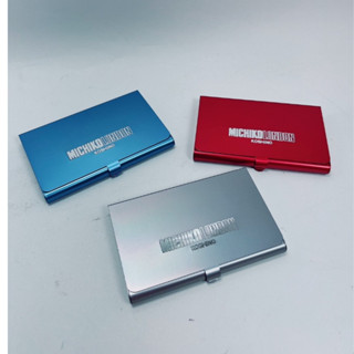 ☆小綺子 煙具★ 日本製MICHIKO LONDON 鋁合金 煙盒/名片夾/卡片夾 質感超好 附原廠硬盒藍