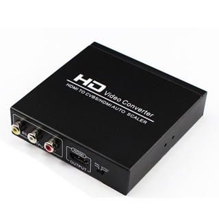 易控王 HDMI TO AV訊號轉換器HDMI轉CVBS一進二出HDMI聲音影像可分離(50-507)