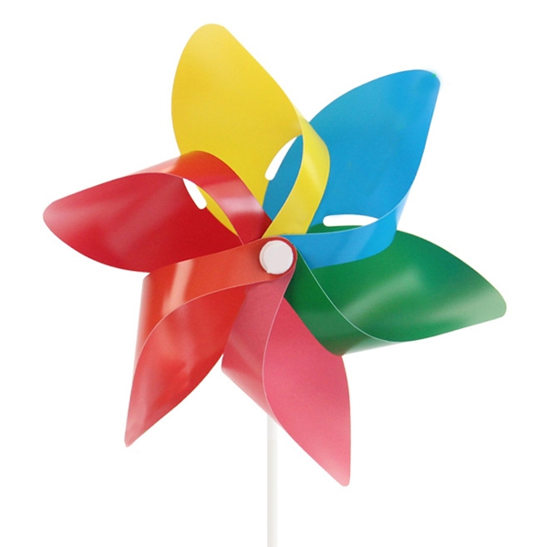 六葉風車 六角風車DIY風車 廣告宣傳品 節日花草裝飾小風車