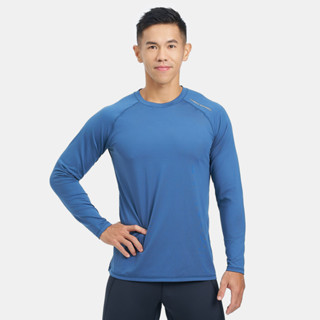【Tumaz Apparel】託瑪斯經典男長袖上衣(靜謐藍)｜吸濕排汗 防曬 運動休閒