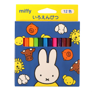 KUTSUWA Miffy 迷你色鉛筆12色 文鶴書店 Crane Publishing