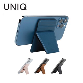【UNIQ】帶卡夾通用手機磁吸支架 (LYFT) 支援磁吸充電 附特選薄膜背膠 手機支架 手機架 磁吸手機架