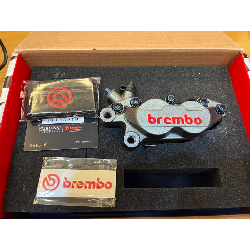 brembo 對四左卡鉗 二手 現況出售 有卡有盒