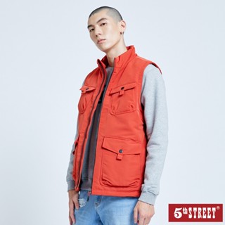 5th STREET 羽絨背心 背心外套 橘色 男背心 510535