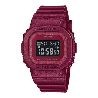 CASIO 卡西歐GMD-S5600RB-4 經典款黑紅配色方形時尚腕錶 40.5mm