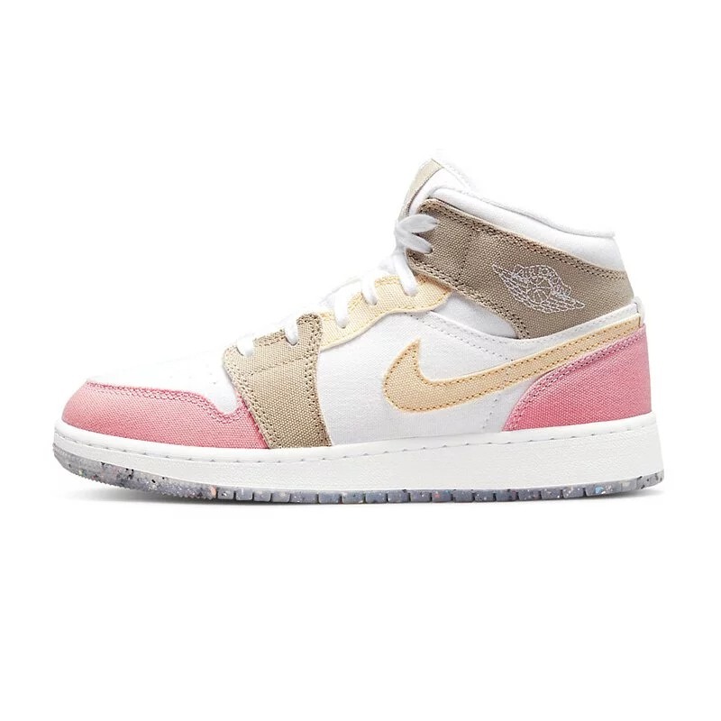 Air Jordan 1 Mid GS " Pastel Grind " 粉彩 卡其 女款 DJ0338-100 現貨