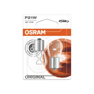 OSRAM歐司朗 ORIGINAL 7506 汽車單芯燈泡(白) P21W 12V 21W(2入)【真便宜】