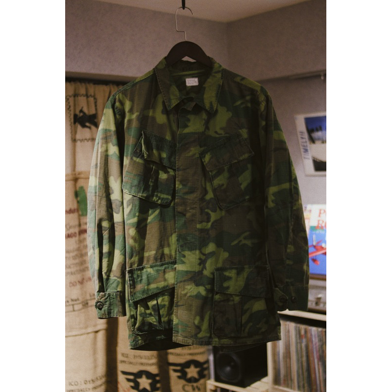 《舊贖古著》60s US Army EDRL Jungle shirt 越戰 美軍 公發 襯衫 古著 vintage