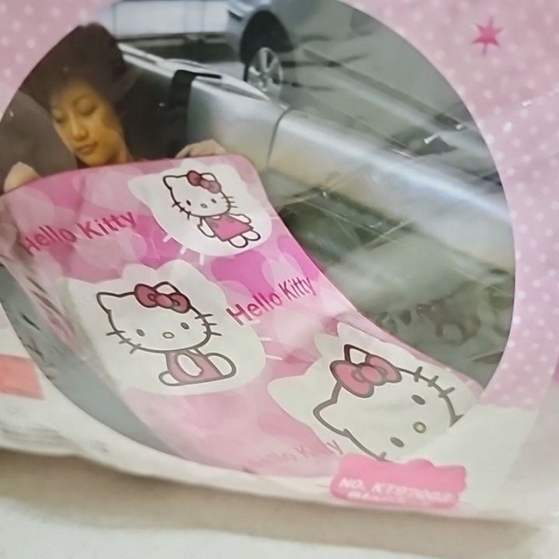 Hello Kitty 車用舒眠毯 毛毯  隨身毯 120x150cm