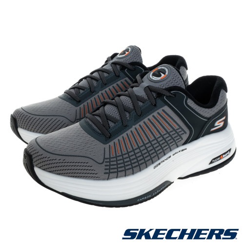 【SKECHERS】健走系列GO WALK DISTANCE WALKER-216531GYOR-灰\男-原價5290元