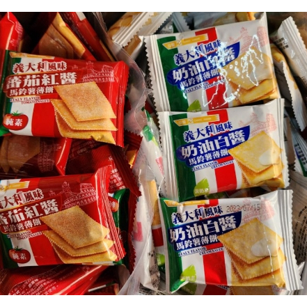 【欣翔2店】義大利風味馬鈴薯薄餅(奶油白醬／蕃茄紅醬) 厚毅 小包裝  1包