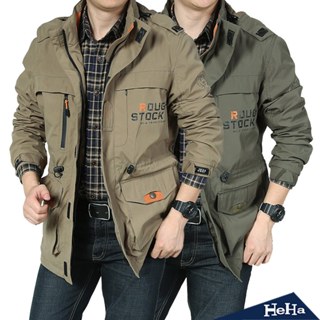 【HeHa】連帽軍裝登山服 速乾外套 四色 登山外套 軍裝外套 登山服