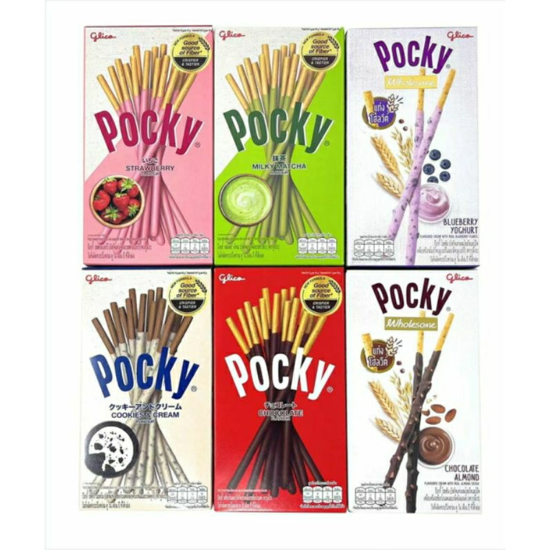 🍫 Glico 格力高 Pocky百奇 餅乾棒 巧克力/牛奶/草莓口味 40g (現貨)