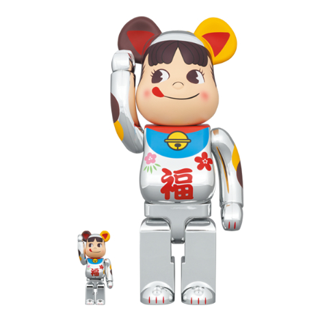 Be@rbrick 電鍍銀福 不二家 400% 100%