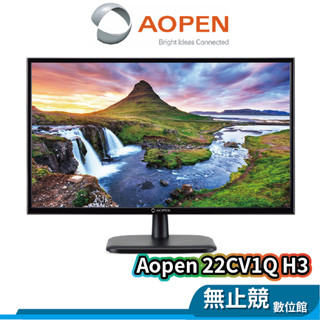 AOPEN建碁 22CV1Q H3 螢幕顯示器 21.5吋 VA/100Hz/無喇叭/淨藍光不閃屏 27CL1 E