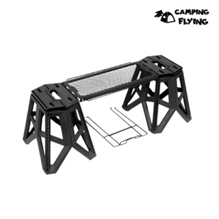 ISE mount 折疊凳邊桌 延伸桌 鋼網桌 折疊凳邊桌 黑化露營 臺灣現貨 campingflying 想露飛飛