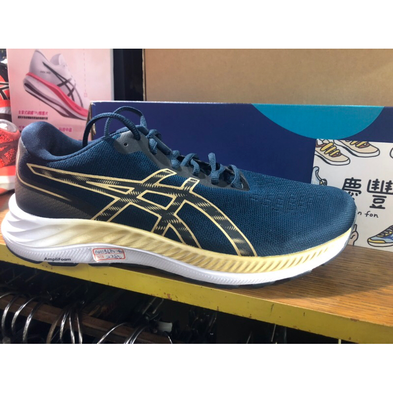 大灌體育👟 ASICS GEL-EXCITE 9 4E 男款 寬楦 慢跑鞋 1011B680-400