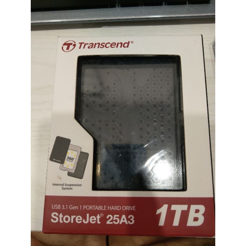 StoreJet 25A3 1TB 2.5吋行動硬碟(TS1TSJ25A3K)