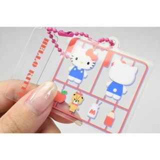 三麗鷗 KITTY 凱蒂貓 組裝模型 壓克力 透明 吊飾 Sanrio 角色模型 鑰匙圈 公仔 人偶 扭蛋 轉蛋