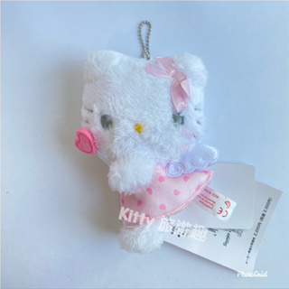 [Kitty 旅遊趣] Hello Kitty 絨毛玩偶吊飾 絨毛娃娃吊飾 凱蒂貓 夢天使 美樂蒂 包包吊飾