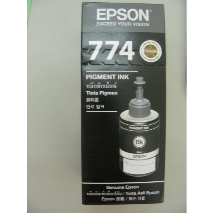 EPSON T7741原廠黑色墨水M100/M200/M105/M205