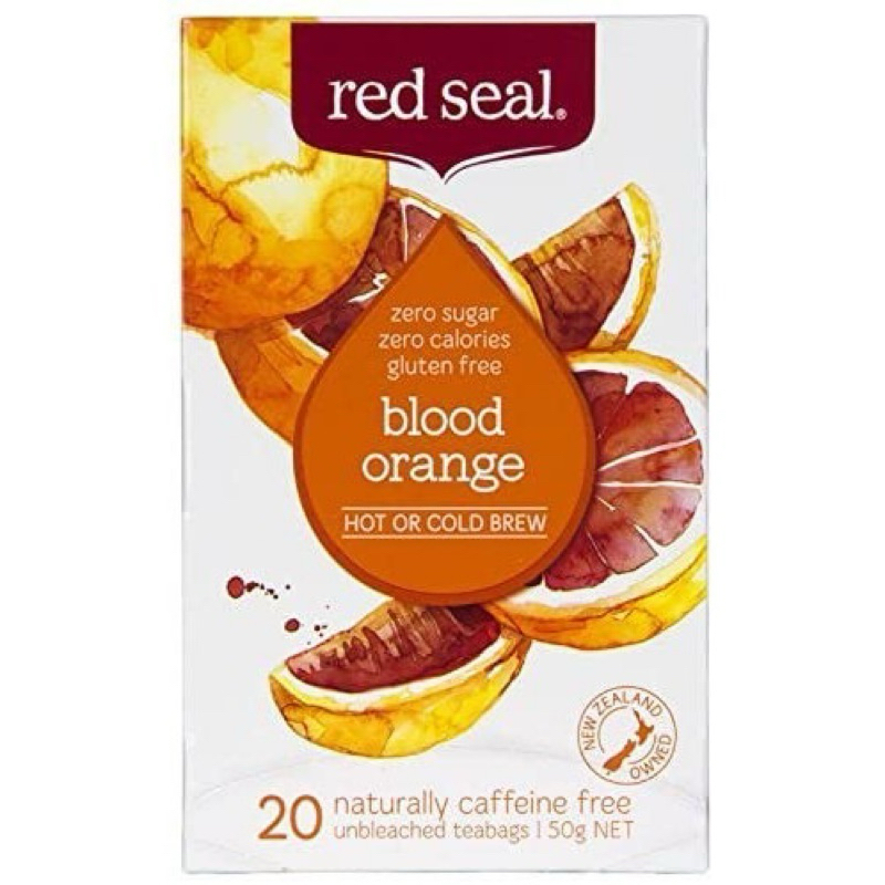&lt;現貨&gt;紐西蘭 red seal紅印 無咖啡因 水果茶 20包裝