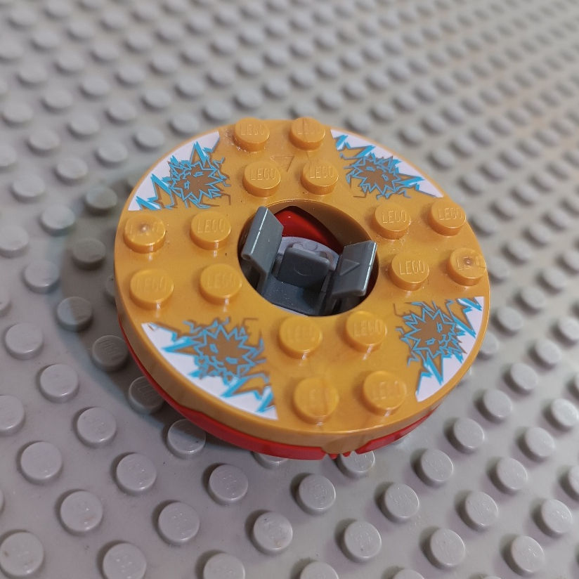 【樂高 LEGO】旋風忍者 陀螺 金色+黑色組合 配件 (二手)