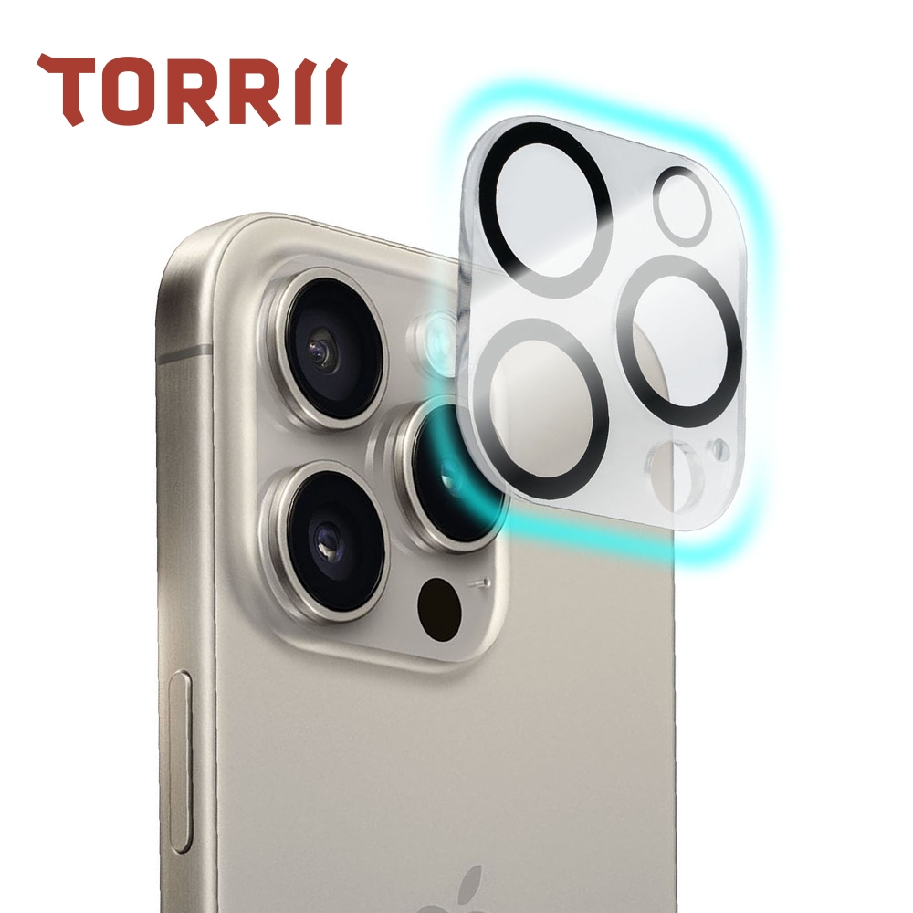 【TORRII】抗菌手機鏡頭保護貼iPhone 15 Pro (6.1) iPhone 15 Pro Max (6.7)