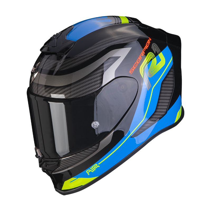任我行騎士部品 SCORPION EXO-R1 EVO AIR VATIS 黑藍 全罩 雙D扣 競賽 頂級 選手 安全帽