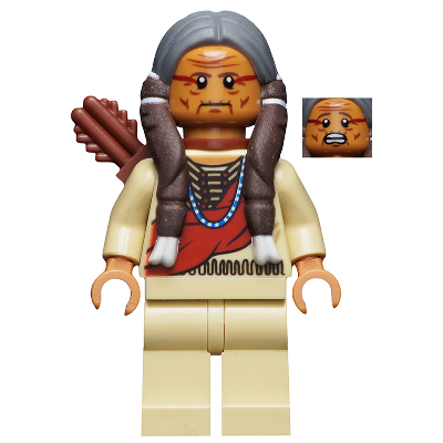 ［想樂］『人偶』全新 樂高 Lego TLR007 獨行俠 Chief Big Bear (79110)