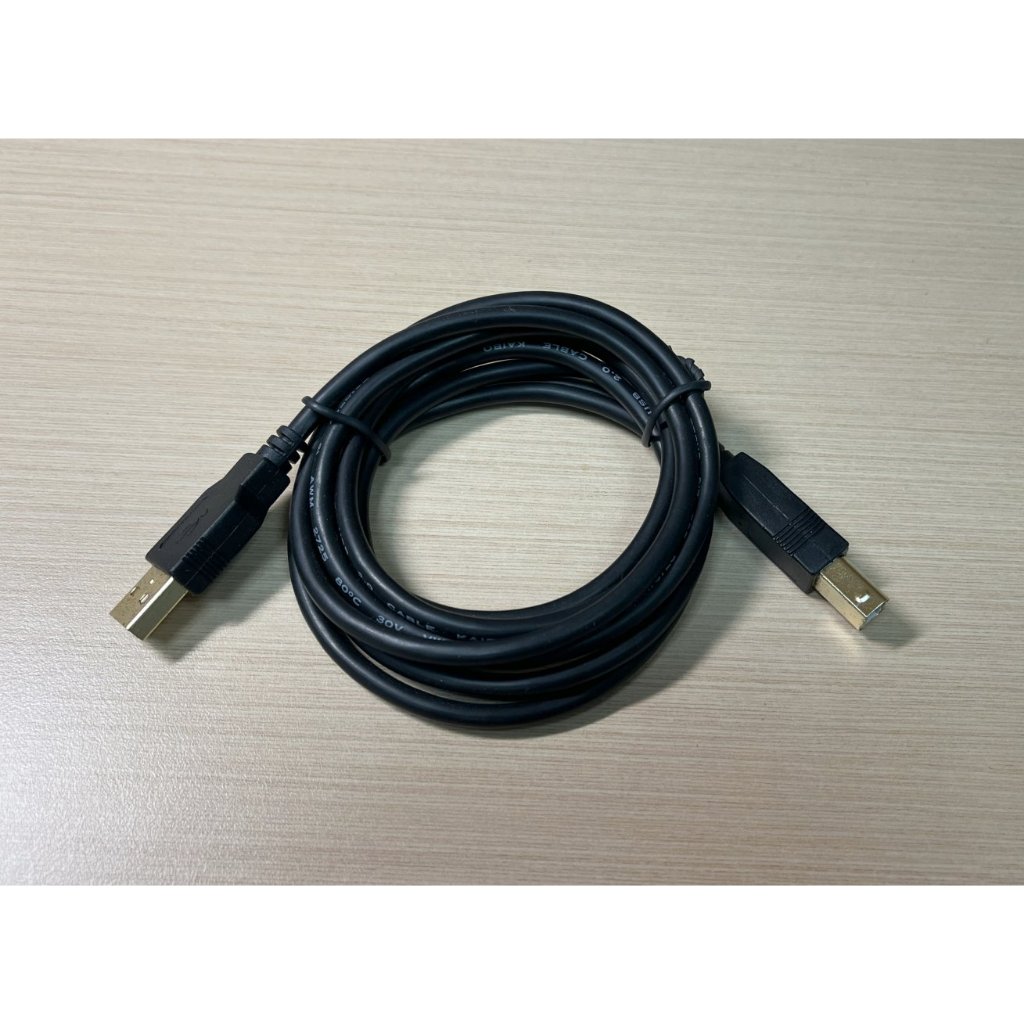 USB A公 - B公 USB 2.0 TypeA - TypeB 傳輸線 連接線 印表機 掃描器 1.8米