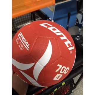 CONTI 發泡厚層橡膠足球4號球 紅色足球 S700-4-R 訓練用足球