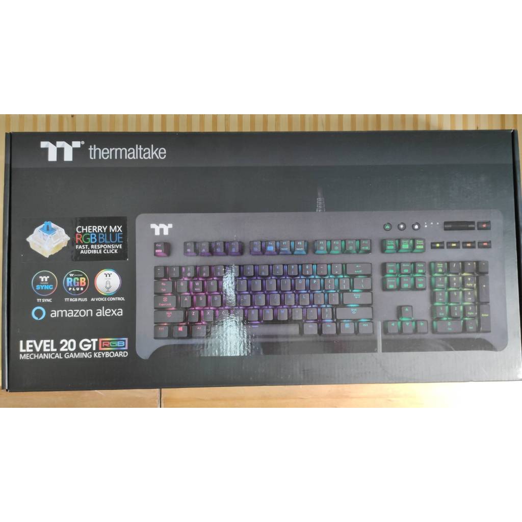 TT Level 20 GT RGB Cherry MX 機械式青軸電競鍵盤 (中文)