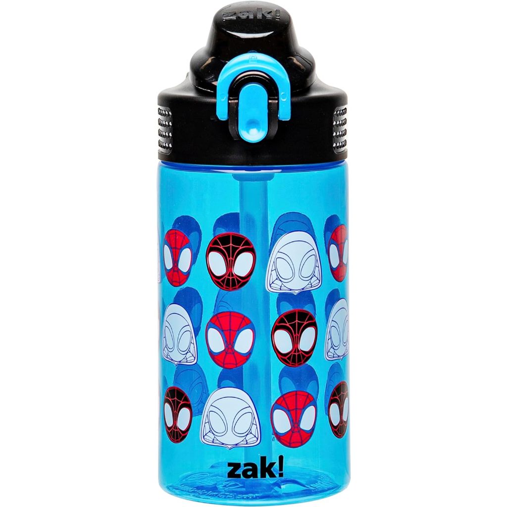 預購 一入 16oz 470ml ❤️正版❤️美國專櫃 蜘蛛人 spidey 兒童 水壺 吸管水壺 zak 塑膠款