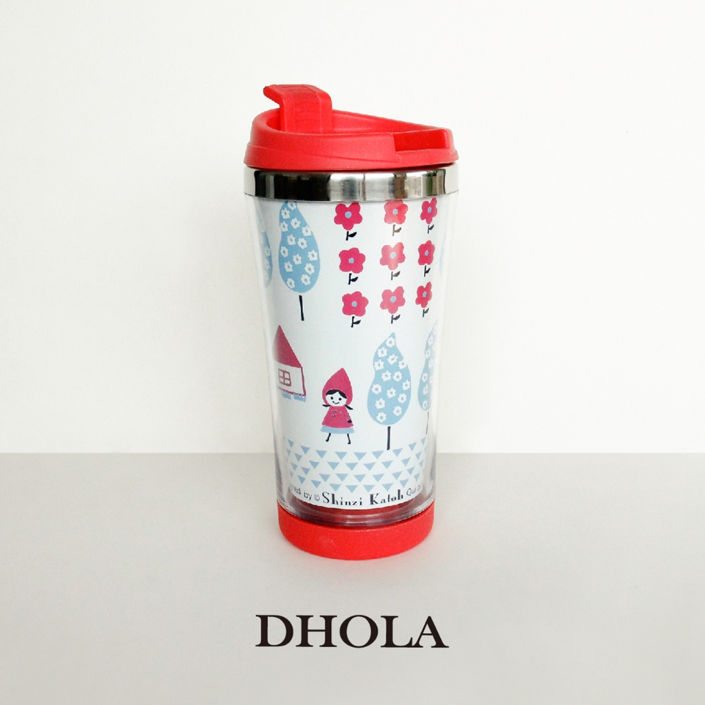 DHOLA｜【保溫杯-小紅帽】擺設用品  保溫杯 環保杯 送禮 朵拉手藝材料店