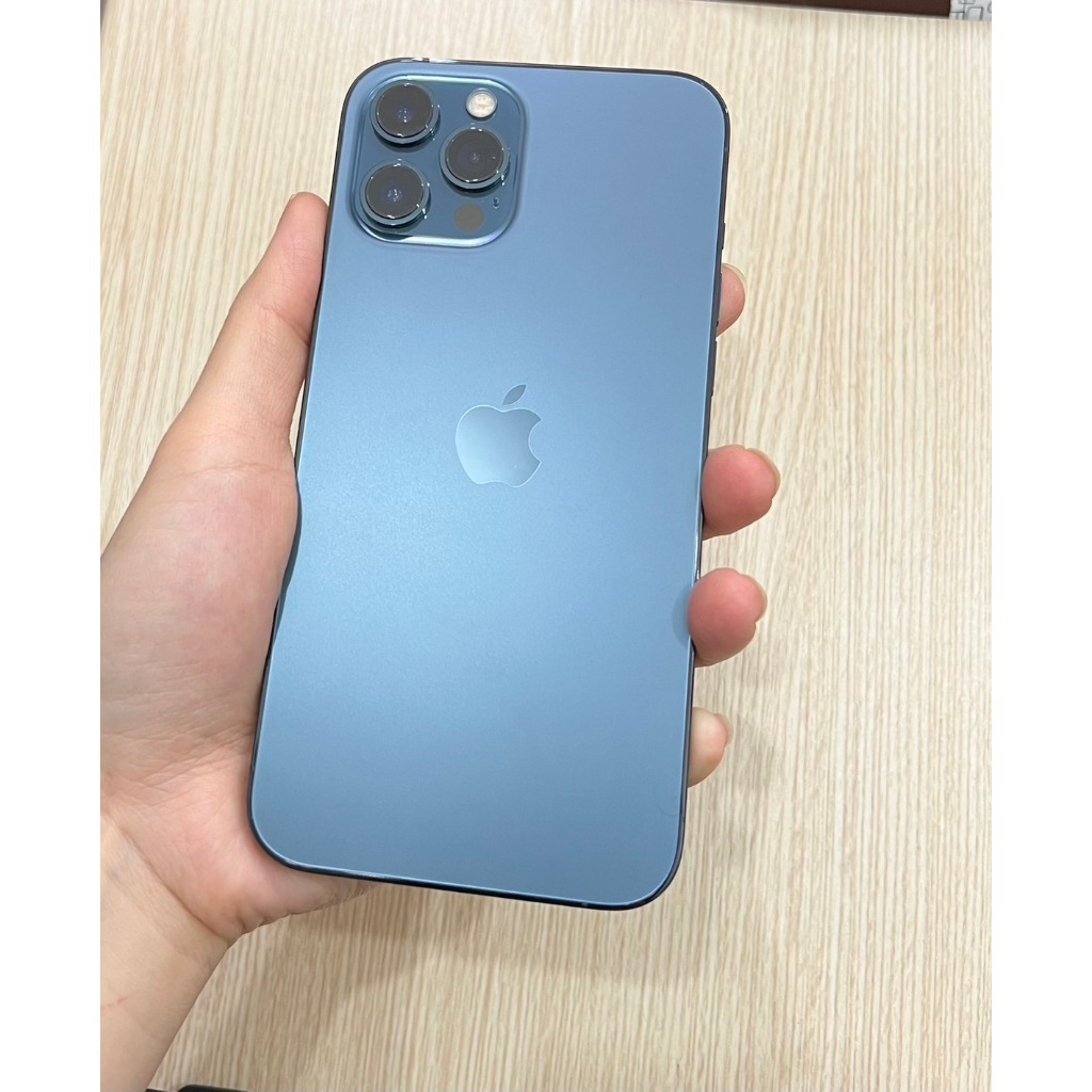 iphone 12promax 256G 藍色電池94% /9.7成新/蘋果二手機中古機/新北樹林二手機傳賣店